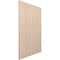 Ekena Millwork 94H x 3/8T Adjustable Wood Slat Wall Panel Kit w/ 3W Slats, Red Oak contains 15 Slats SWW60X94X0375RO - alternate 4